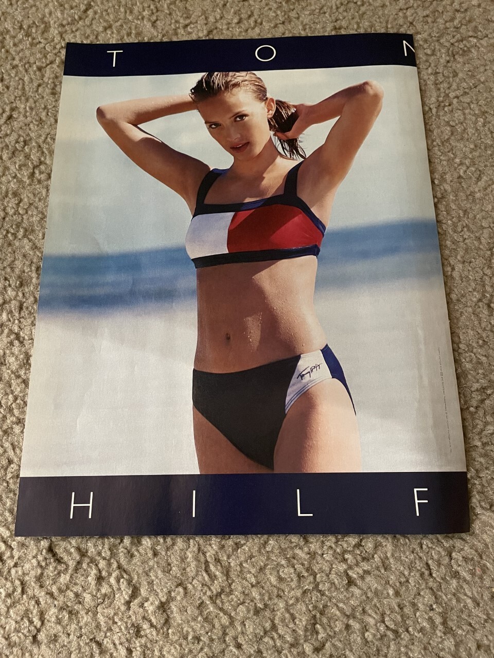 Vintage 1997 TOMMY HILFIGER SWIMWEAR APPAREL BATHING SUIT Poster Print Ad  1990s | eBay